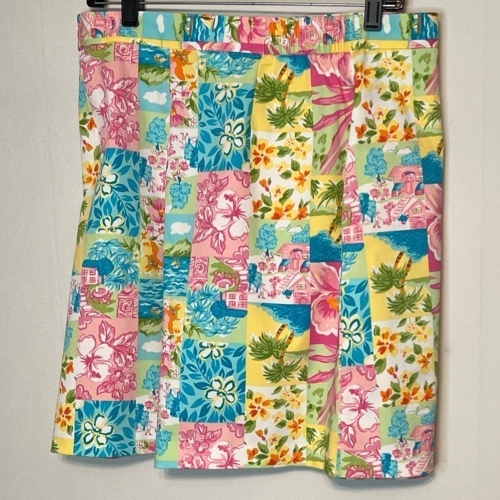 New W/T Briggs New York Skort Womens 14 Floral Multicolor tropical - Picture 2 of 7
